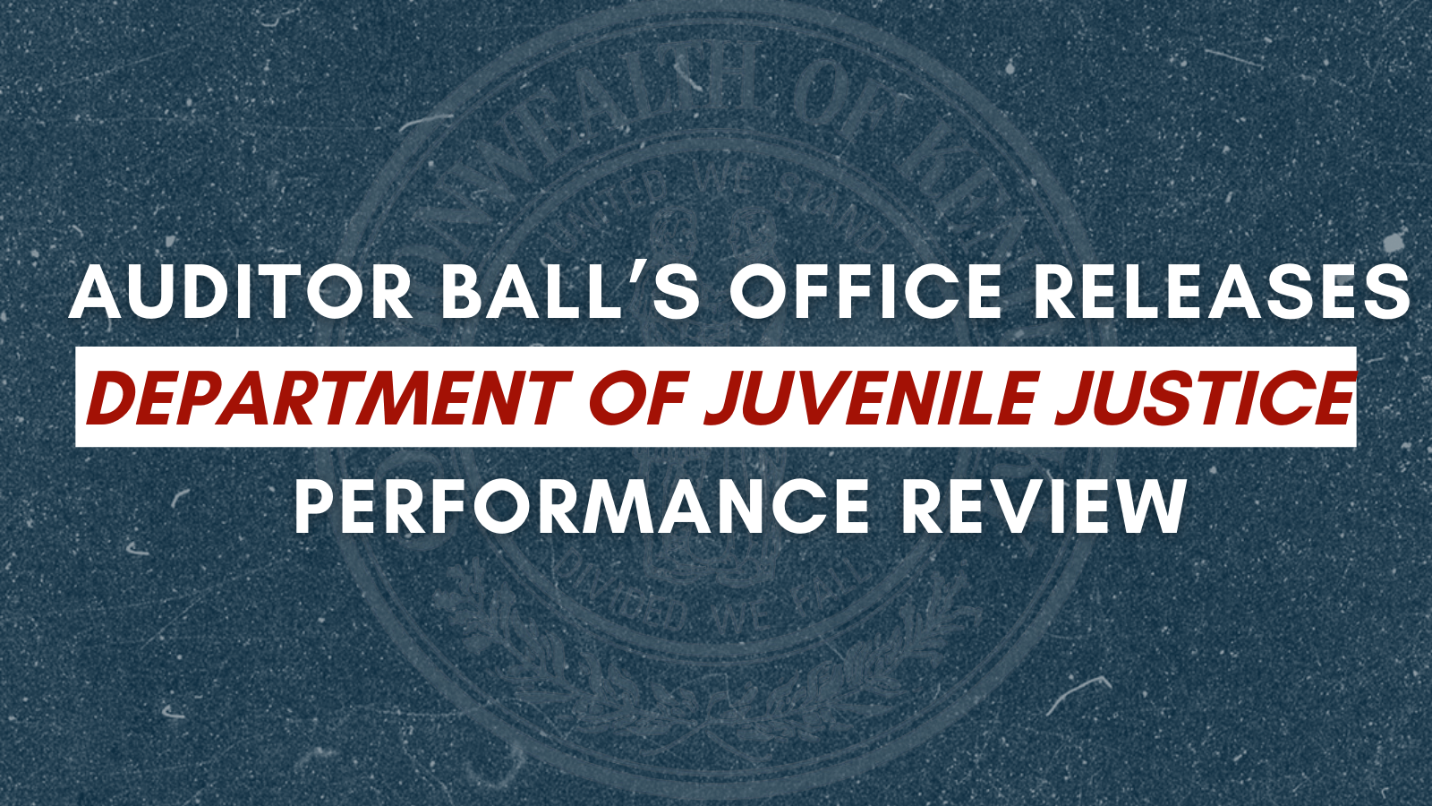 2024DJJPerformanceReview Auditor of Public Accounts